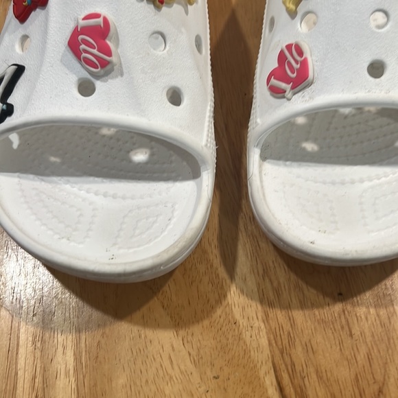 Crocs slides white size 8 - Picture 4 of 8